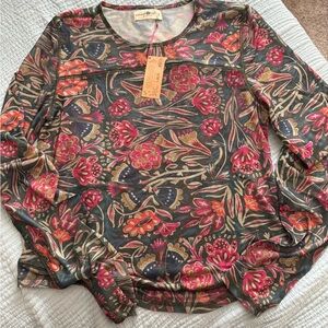 Sloane Mesh Long Sleeve Top